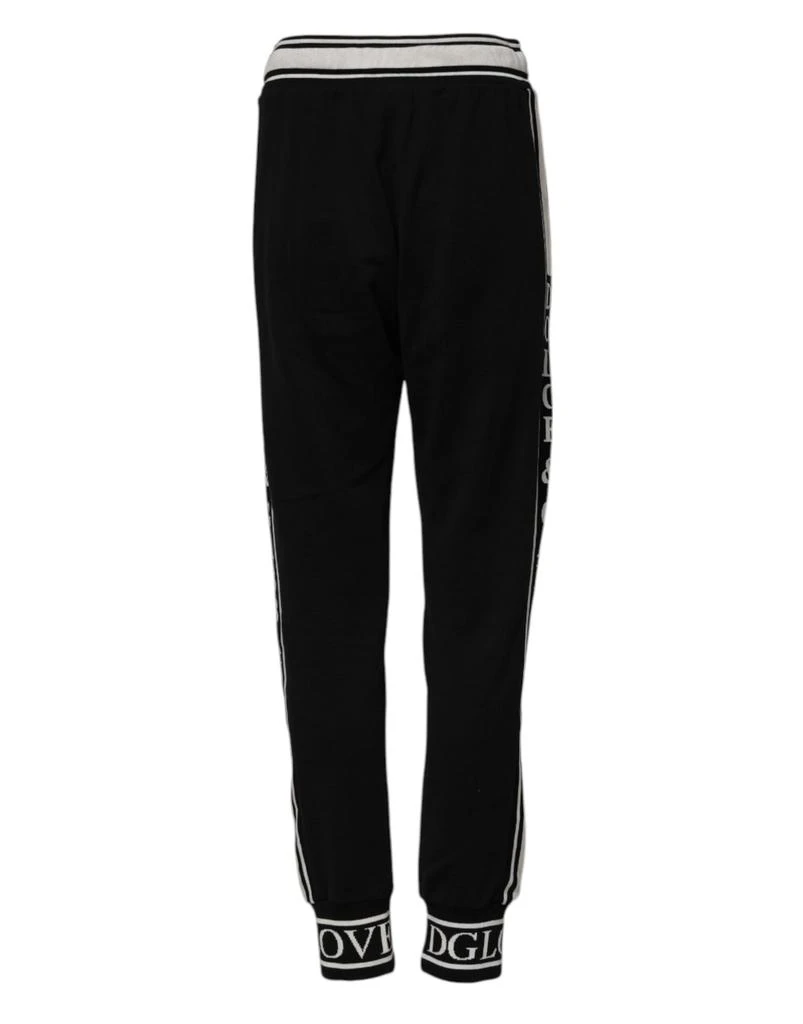 Dolce 
Gabbana Cotton Jogger Logo Waist Women
s Pants 2