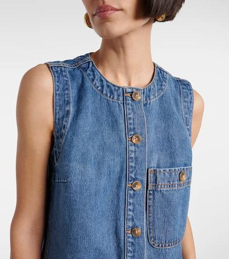 VERONICA BEARD Oakley denim minidress 4
