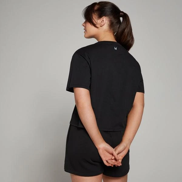 MP MP Women's Basics Boxy Short Sleeve Crop T-Shirt - Black 2