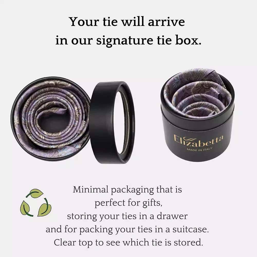 Elizabetta Velletri - Silk Jacquard Tie for Men 5