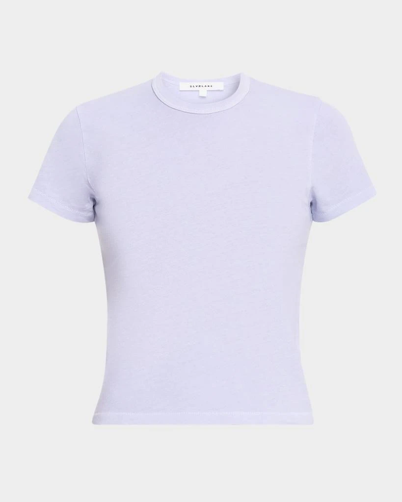 SLVRLAKE Fitted Cropped Baby Tee 1
