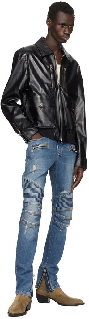 Mackage Black Chance Leather Jacket 4