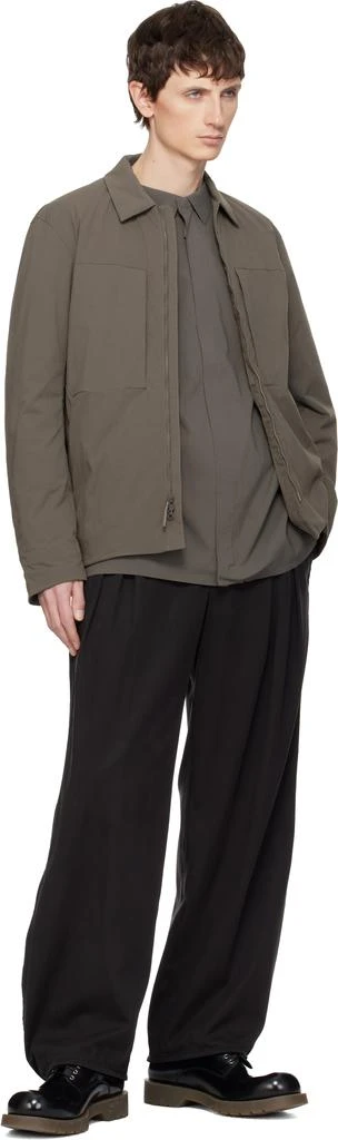 Veilance Taupe Mionn Insulated Overshirt Jacket 4