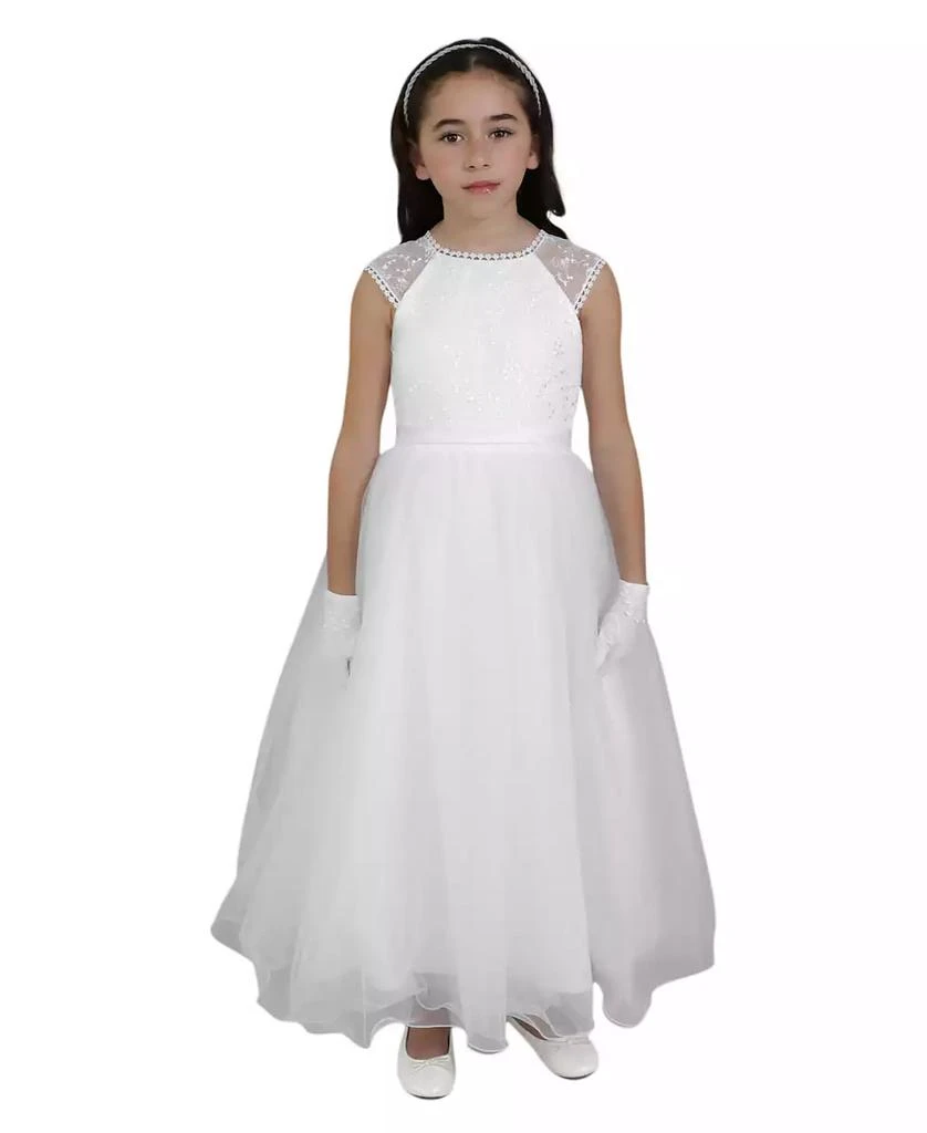 Us Angels Big Girls The Helena Communion Dress 1