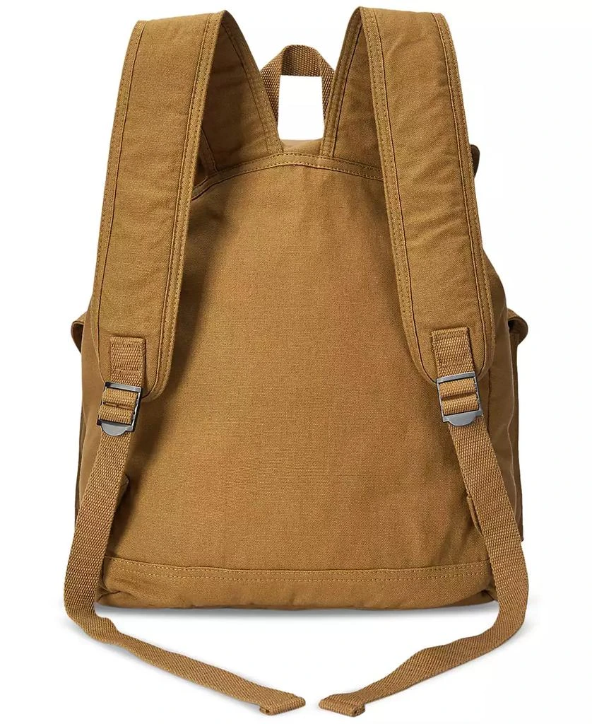 Ralph Lauren Men's Flap-Top Canvas Backpack 6