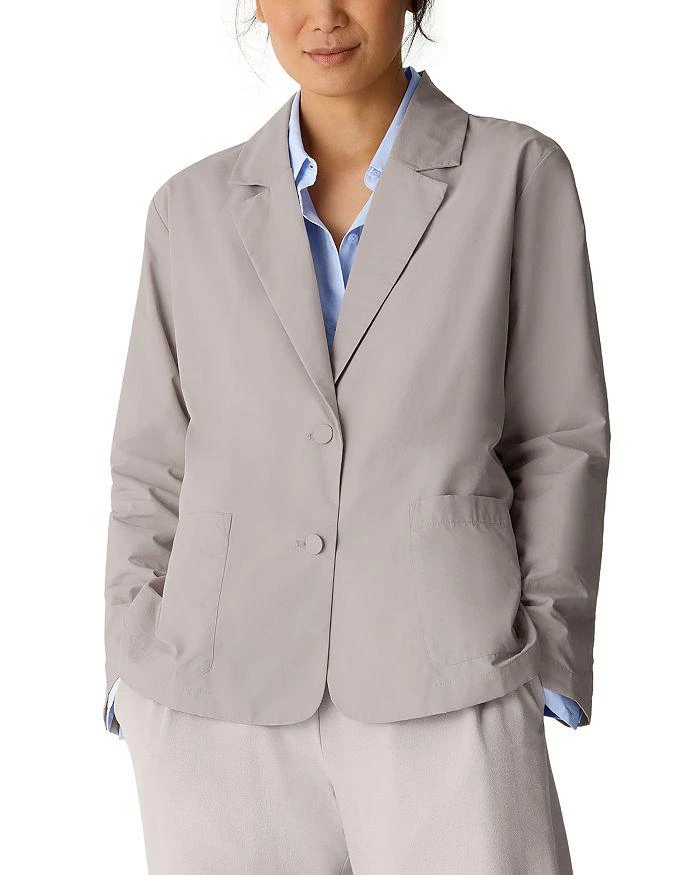 Eileen Fisher Light Cotton Nylon Easy Blazer