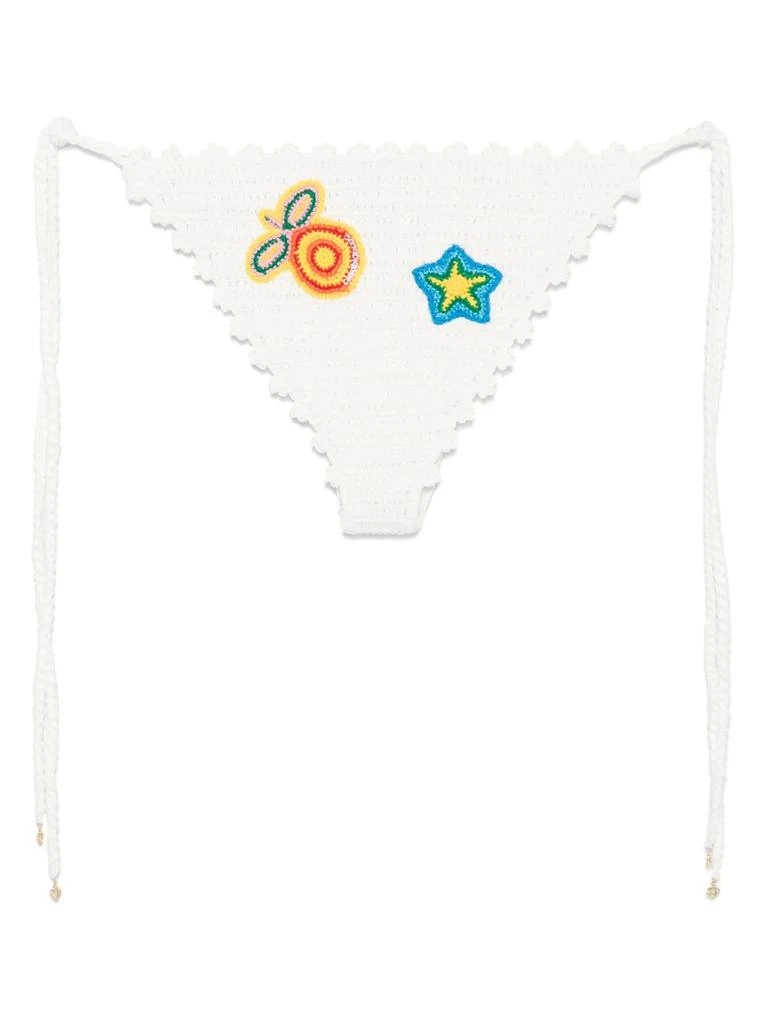 Casablanca Casablanca Patches Crochet Bikini Bottoms 2