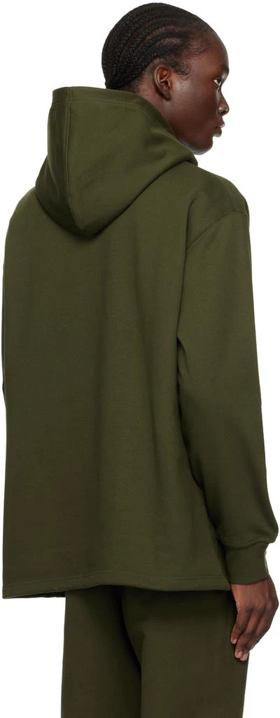 Y-3 Green Loose Hoodie 3