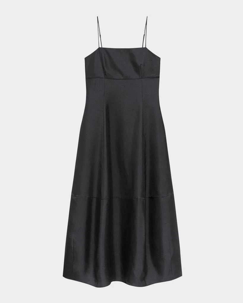 Theory Sleeveless Silk-Twill Dress