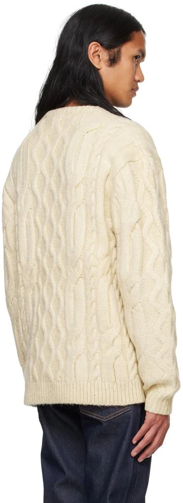 Levi's Off-White Battery Crewneck Sweater 3