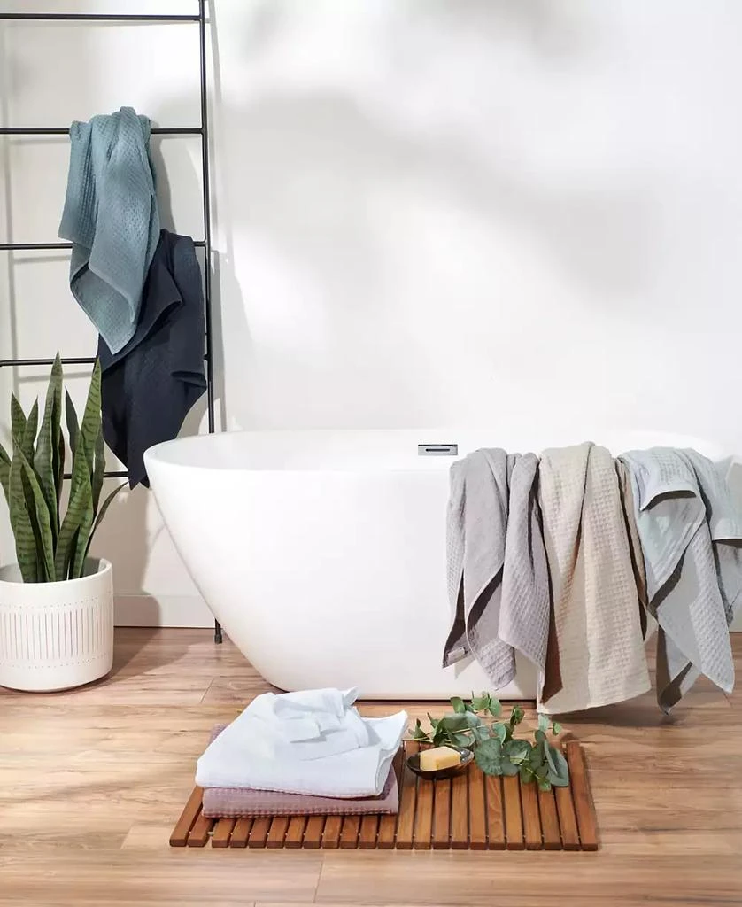 Uchino Waffle Twist 6-Pc. Bath Towel Set 2