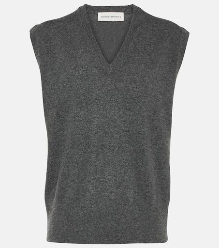 Extreme Cashmere N°243 Spencer cashmere-blend sweater vest - T