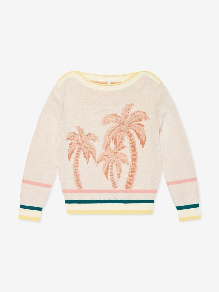 Zimmermann Zimmermann Girls Ottie Jacquard Sweater in Multicolour 1