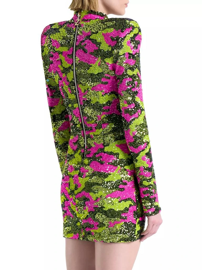 Zhivago Dangerous Days Sequin Camouflage Minidress 6