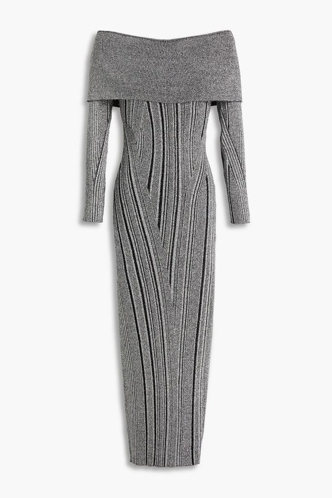 Shop Off-the-shoulder metallic ribbed bandage midi dress on Sale at  BeyondStyle  Get 70% Off Off-the-shoulder metallic ribbed bandage midi  dress with Limited-Time Flash Deals, Exclusive Discounts, and Special  Offers. Enjoy Unbeatable