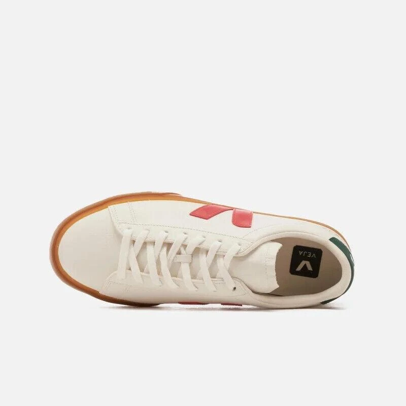 Veja Veja Campo Chromefree CP0503497B Men's White Leather Low Top Comfort Sneakers 5