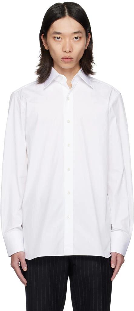 Tom Ford White Classic Fit Shirt 1