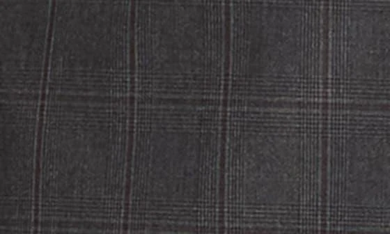 SAVILE ROW CO Charcoal Grey Plaid Notched Lapel Suit 6