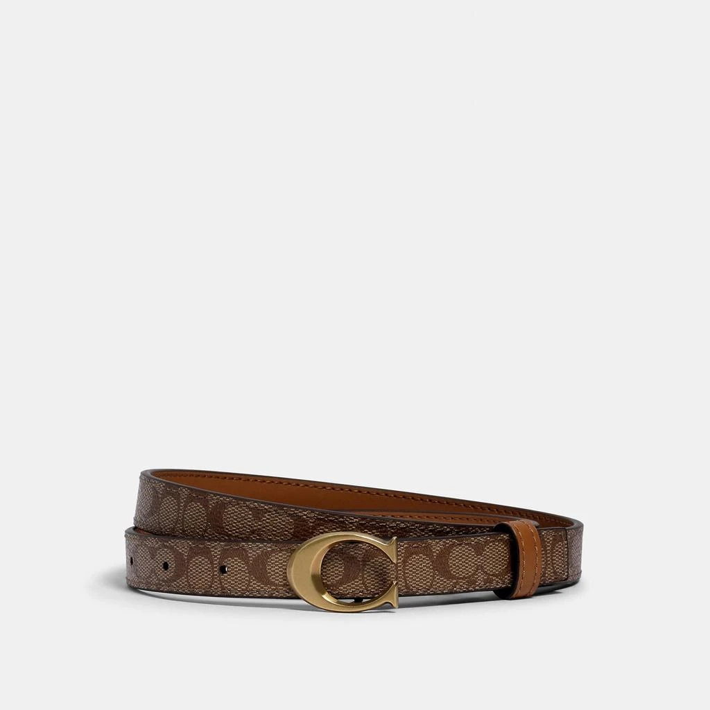 Coach Signature Buckle Belt, 18 Mm 1