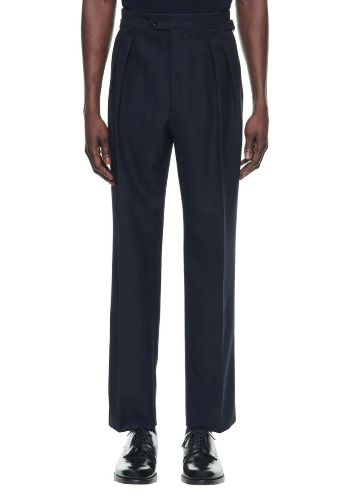 Fursac Traceable wool pants with darts 2