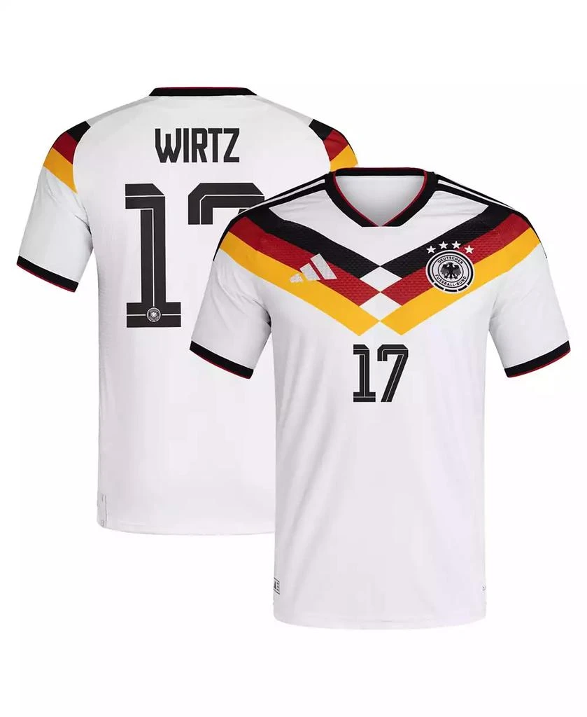 Adidas Men
s Florian Wirtz White Germany National Team 2026 Home Authentic Jersey