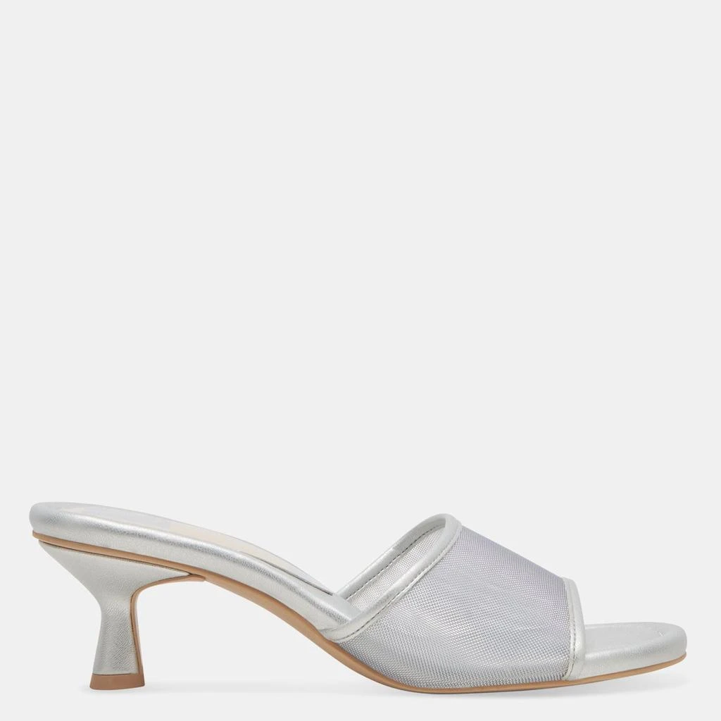 Dolce Vita Meeza Heels Silver Mesh 1