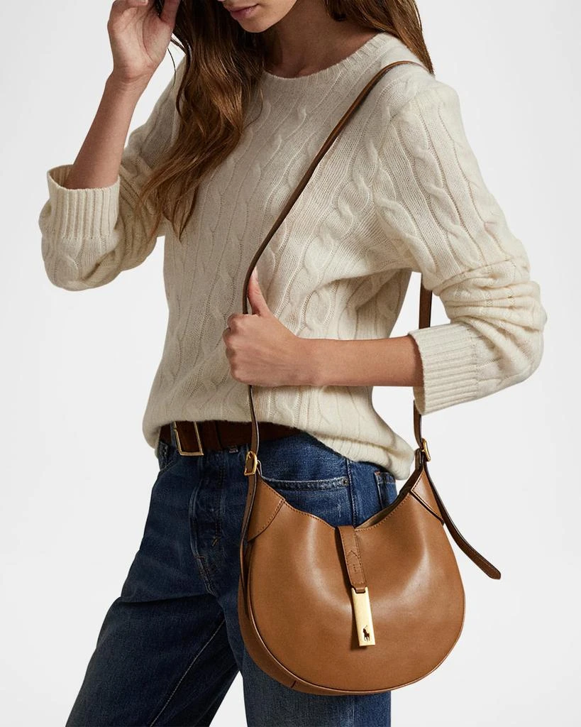 Ralph Lauren Polo ID Small Leather Shoulder Bag 7