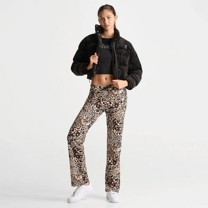 Juicy Couture Women's Juicy Couture Velour Bling Puffer Jacket 2