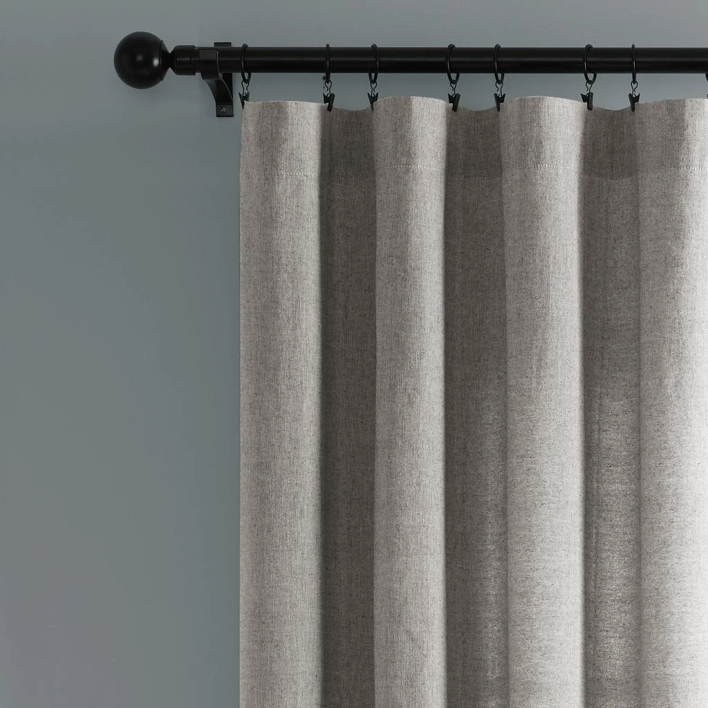 Lush Decor Nantucket Yarn Dyed Cotton Tassel Fringe Window Curtain Panel Set 4