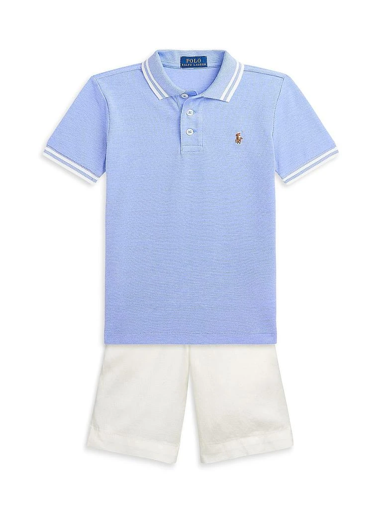 Ralph Lauren Little Boy's & Boy's Linen-Blend Flat-Front Shorts 2