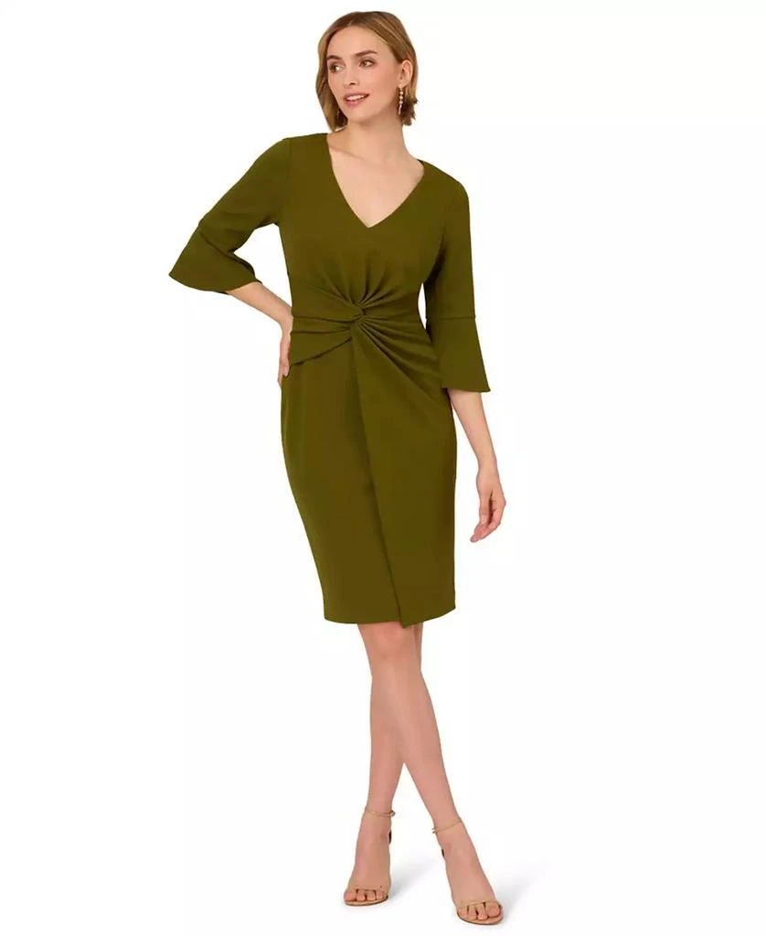 green emerald velvet dress Macy Lace Up Slim Glitter Satin Formal Dress main image 0