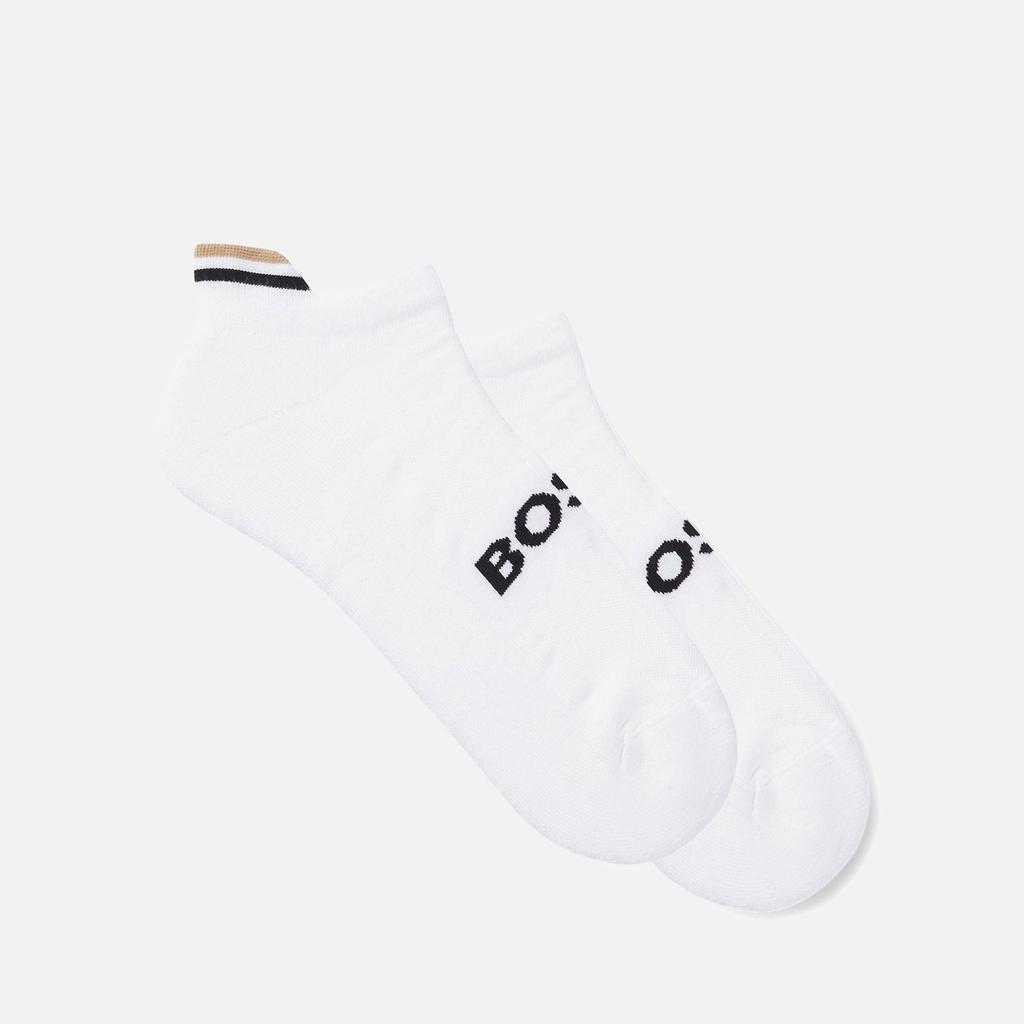 BOSS Bodywear BOSS Bodywear Intarsia-Knit Cotton-Blend Logo Socks