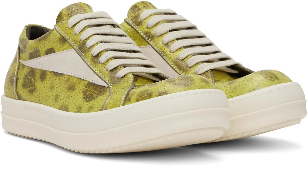 Rick Owens Yellow Hollywood Vintage Sneaks Sneakers 4