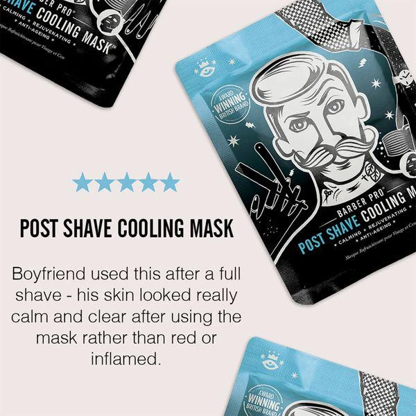 BARBER PRO BARBER PRO Post Shave Cooling Mask with Anti-Ageing Collagen 3