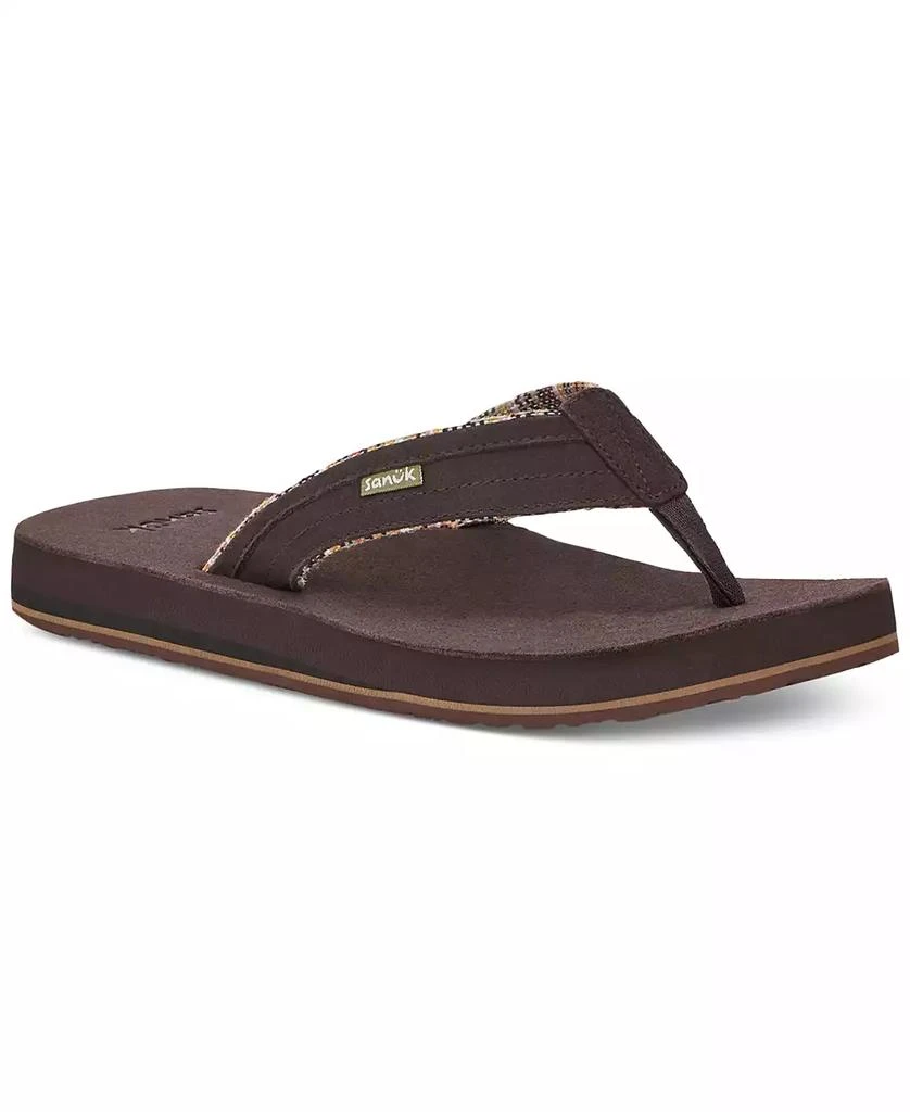 Sanuk Men's Ziggy Suede Flip-Flops 1