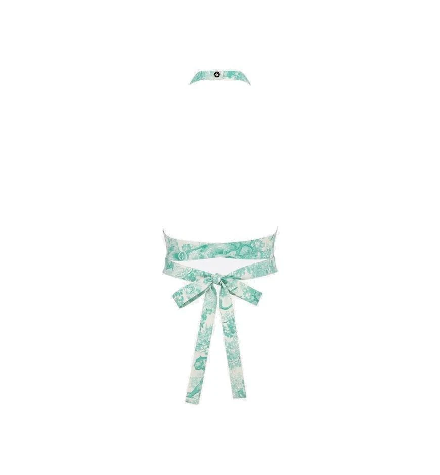 Dior Christian Dior Allover Floral Printed Halterneck Top 2