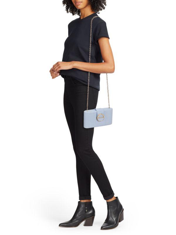 La Regale ​Faux Lizard Minaudiere