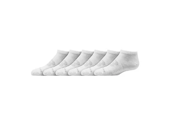 New Balance Kids Flat Knit No Show Socks 6 Pack 1