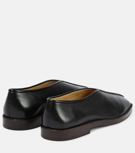 Lemaire Piped leather loafers 3