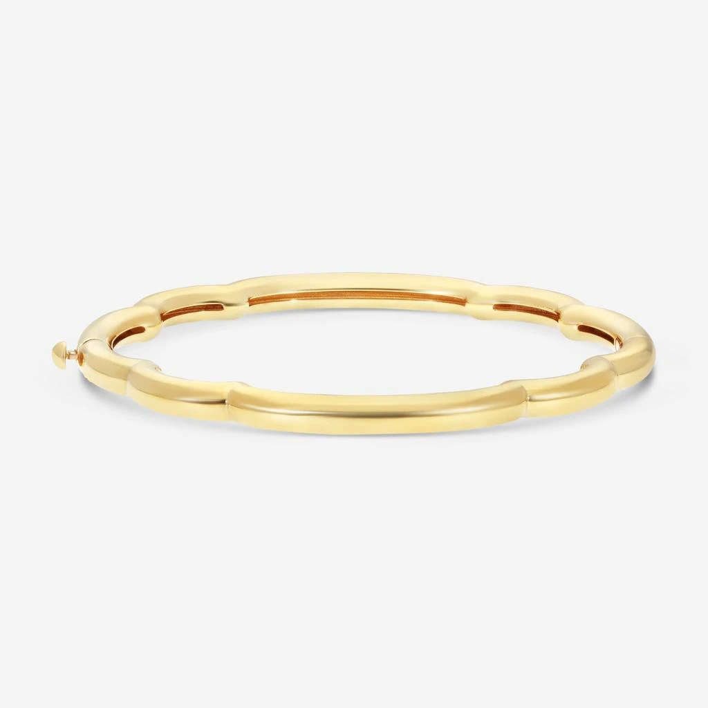 Roberto Coin Roberto Coin Cialoma 18K Yellow Gold Diamond Cloud Bangle Bracelet 7773574AYBAX-copy 3