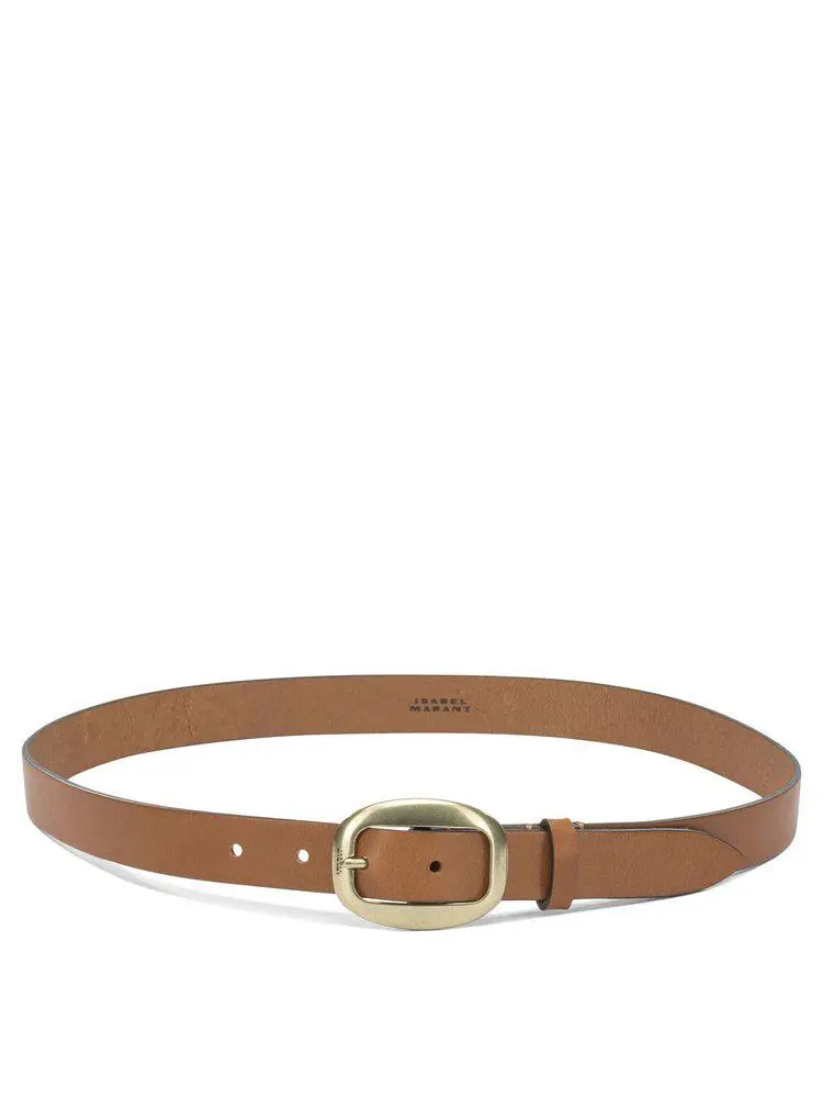 Isabel Marant Isabel Marant Dara Slim Leather Belt