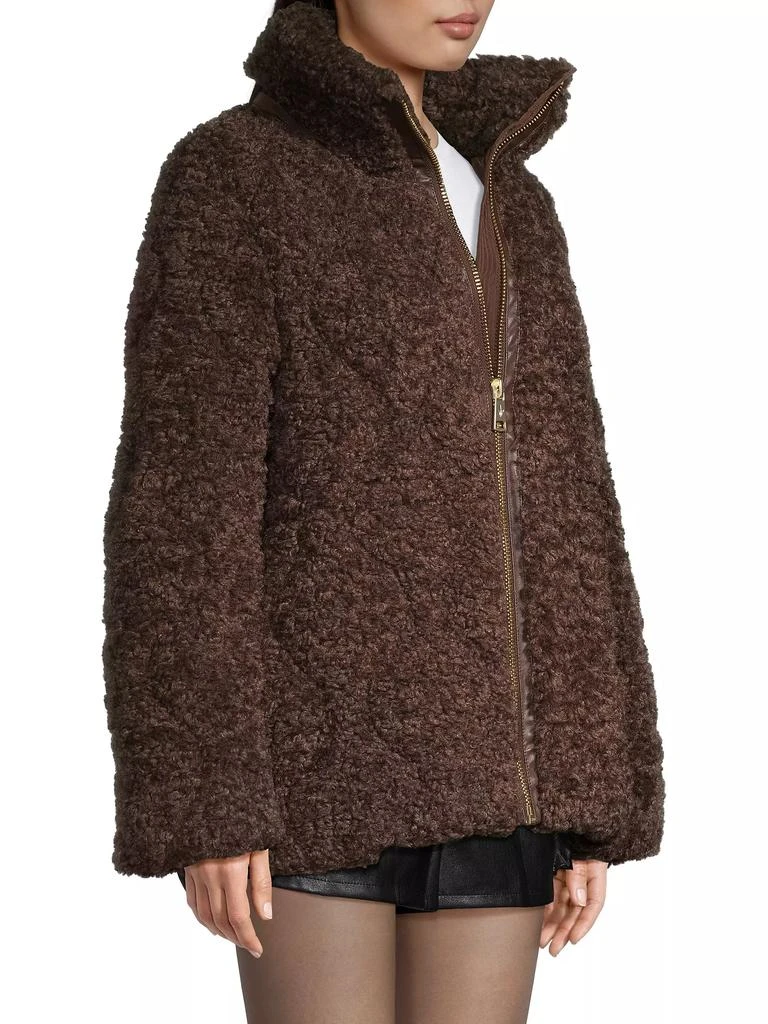 Nicole Benisti Tory Oversized Faux Fur Jacket 4