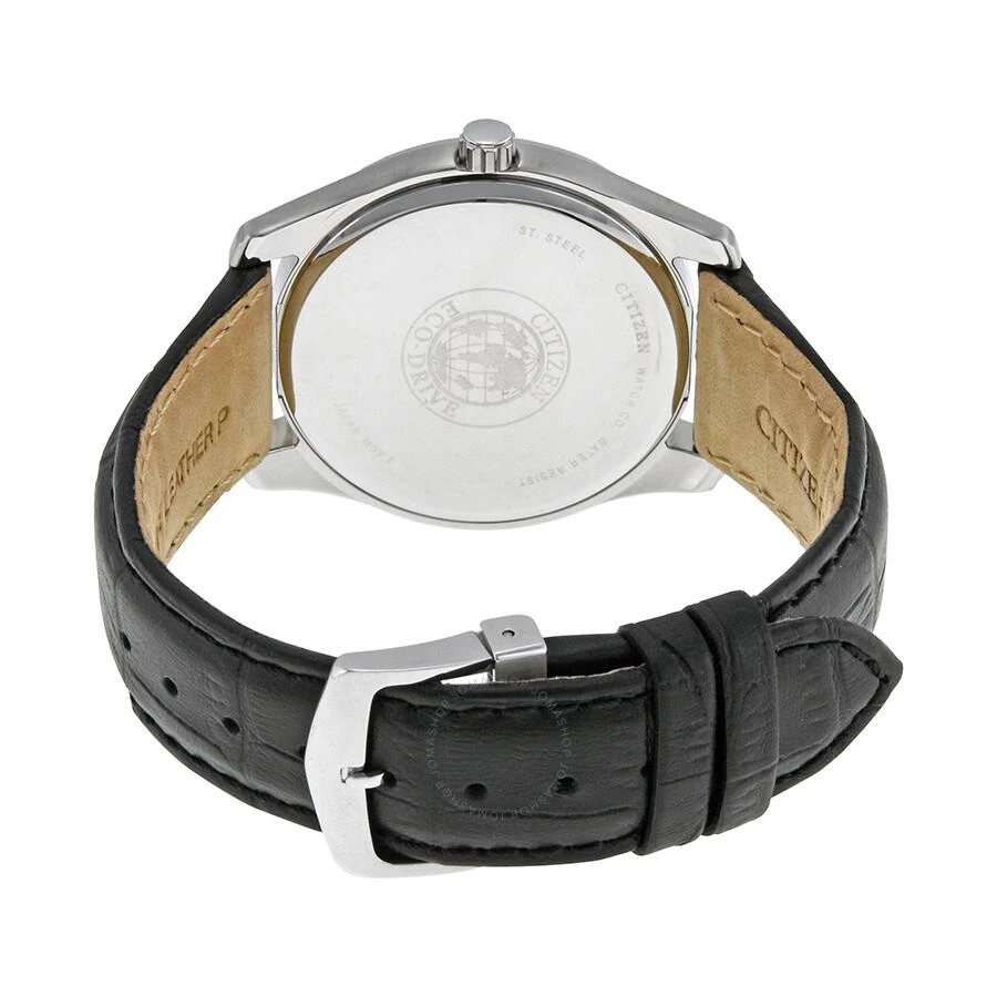Citizen Eco Drive Black Dial Black Leather Men's Watch AU1040-08E 3