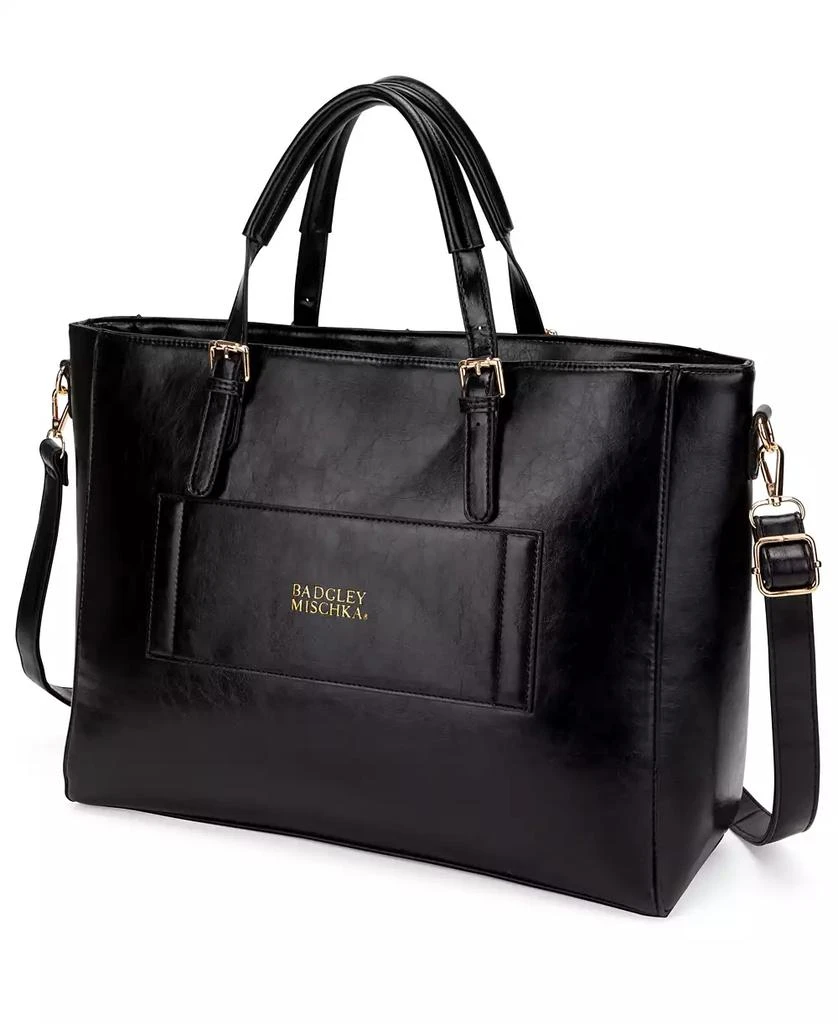 Badgley Mischka Julia Faux Leather Tote 7
