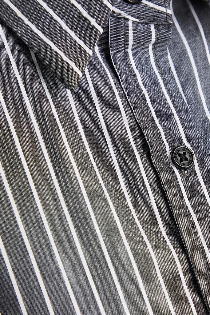 Nili Lotan Mael oversized striped cotton Oxford shirt 4