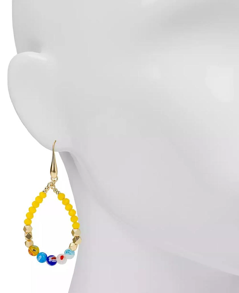 Patricia Nash Gold-Tone Mixed Bead Tear-Shape Drop Earrings 2