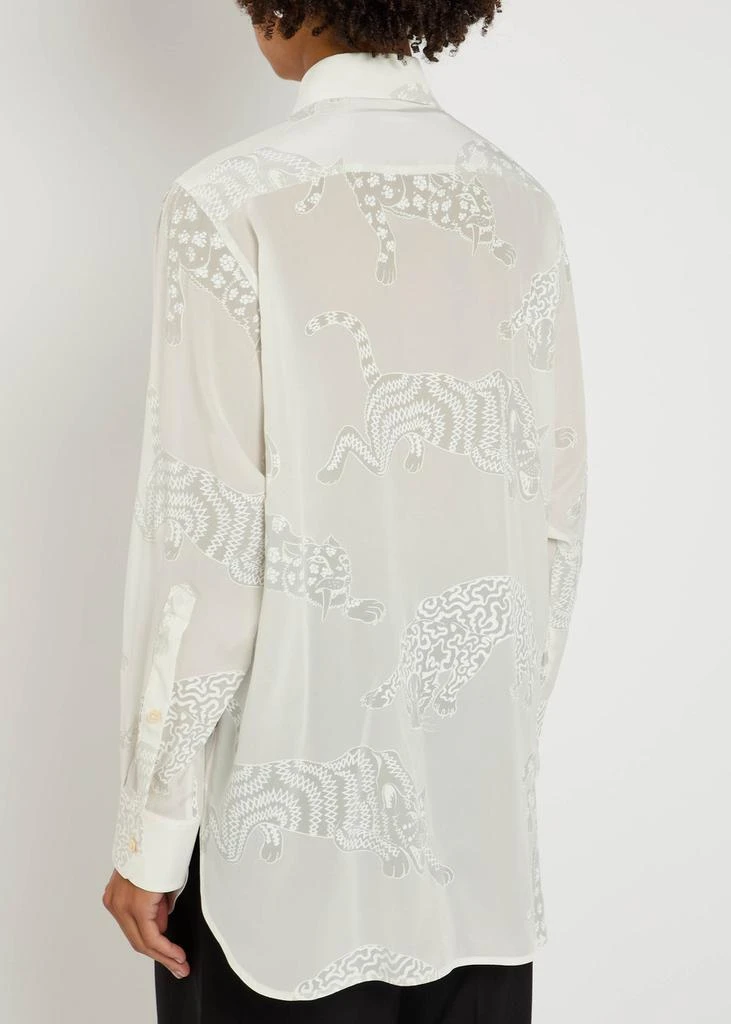 Stella McCartney Wild Cat silk shirt 3