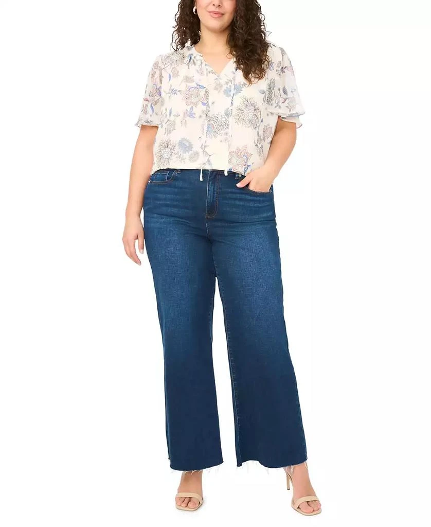 Vince Camuto Plus Size V-Neck Princess Sleeve Top 2