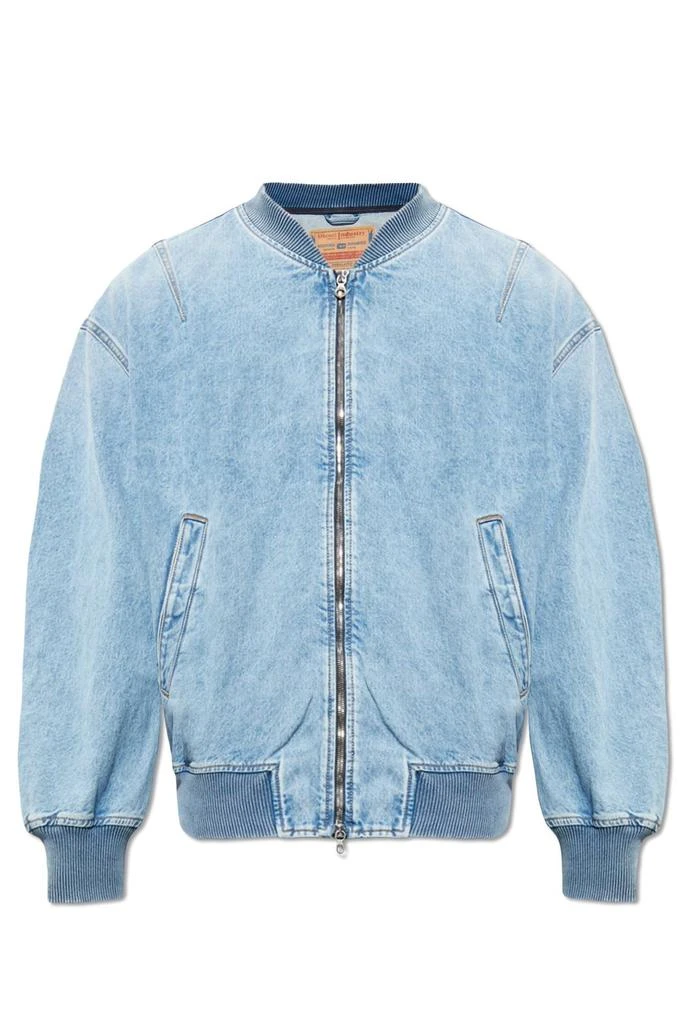 Diesel Diesel D Vinz Zipped Denim Jacket 1