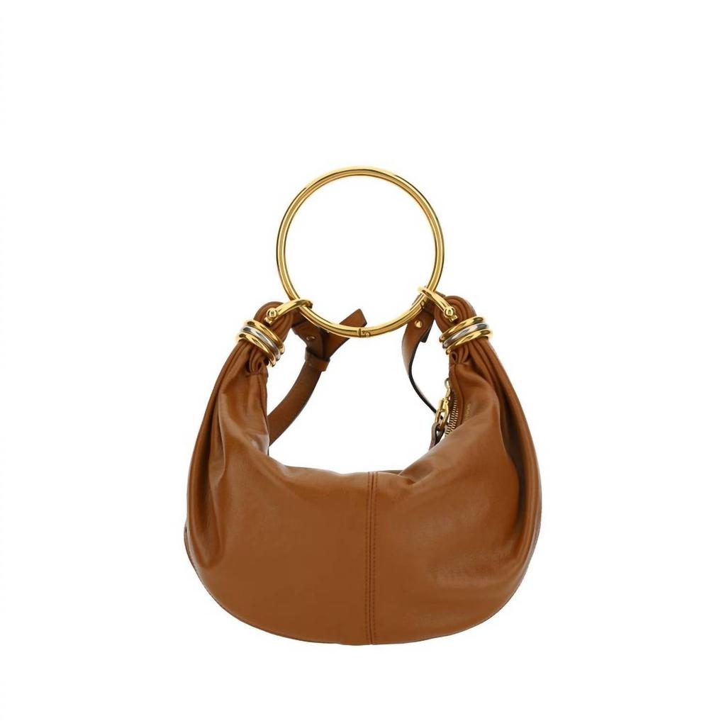 ブレスレット CHLOE SMALL BRACELET BAG IN GRANATE BUFFALO LEATHER Chloé Small Bracelet Bag In Granate Buffalo Leather - Tote